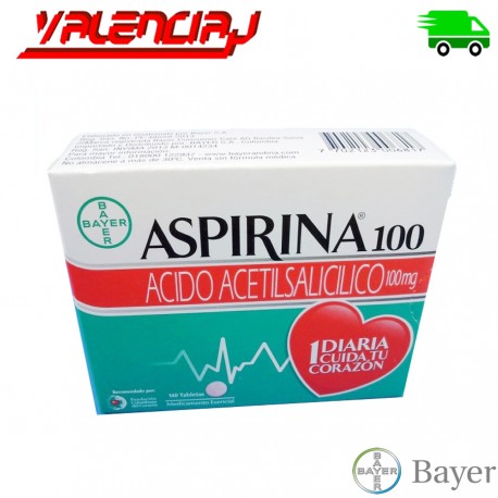 ASPIRINA EN TABLETAS 100MG X 140 UNIDADES