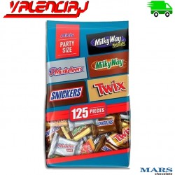 MINI CHOCOLATES SURTIDOS MARS 999.1g SNICKERS MILKY WEY TWIX MUSKETTERS