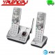 2 TELEFONOS INALAMBRICOS AT&t DL72240 CON CONTESTADOR & BLUETOOTH LARGO ALCANCE