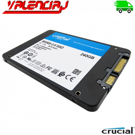 DISCO DURO SOLIDO SSD CRUCIAL 240GB BX500 CT240BX500SSD1 540MBPS 2.5" SATA 3