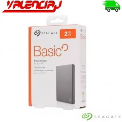 DISCO EXTERNO SEAGATE 2TB USB 3.0 BASIC STJL2000400 NEGRO